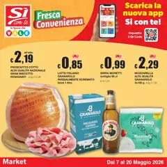 Anteprima del volantino Sì con Te volantino Market valido a partire dal 07.05.2026