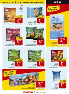 Konzum Katalog - Pregled kataloga iz trgovine Konzum, vrijedi od 21.10.2026 | Stranica: 21