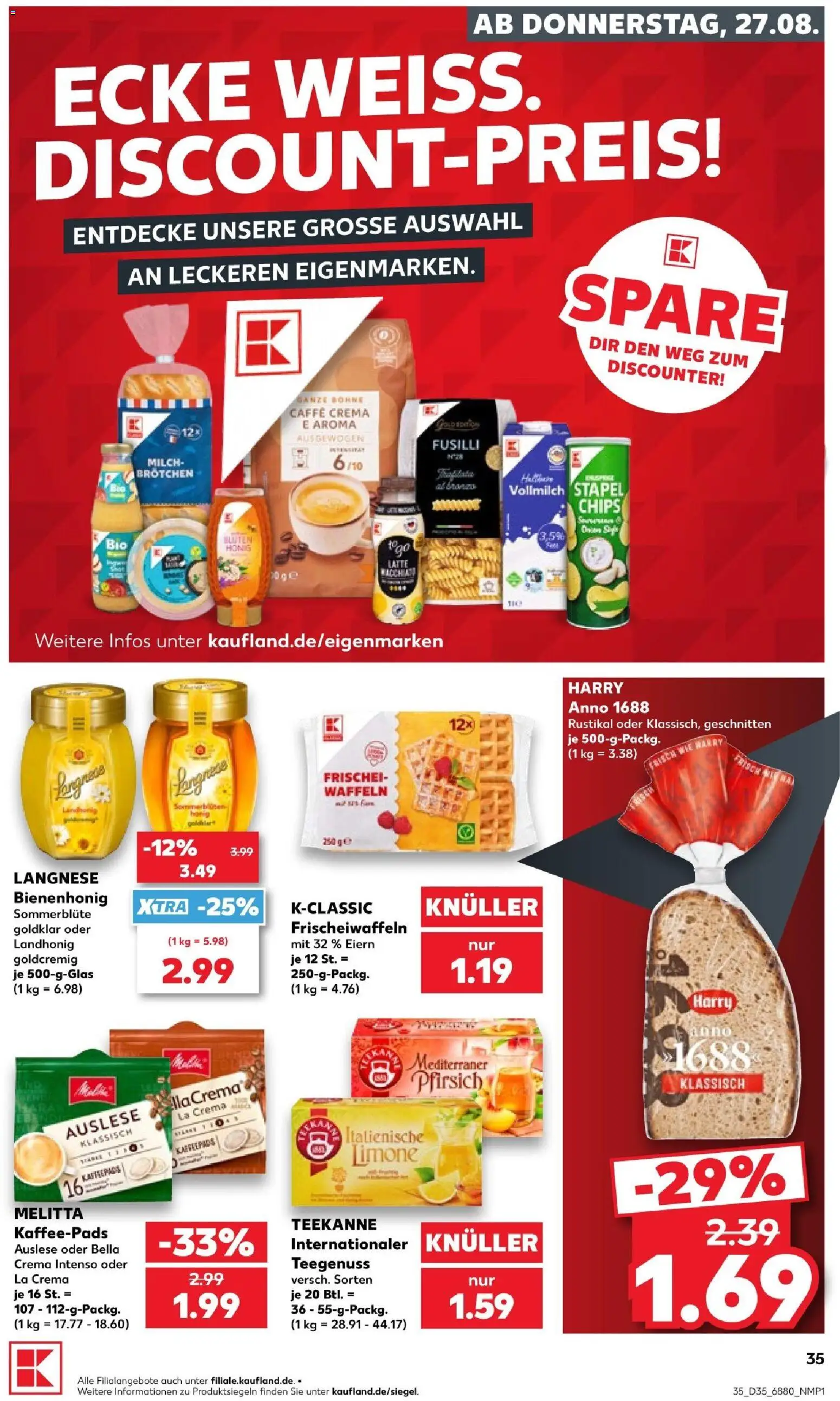 Kaufland Německo leták - Völklingen od 27.08.2026 | Strana: 37 | Produkty: Maracuja, Primitivo Puglia, Primitivo, Ice tea