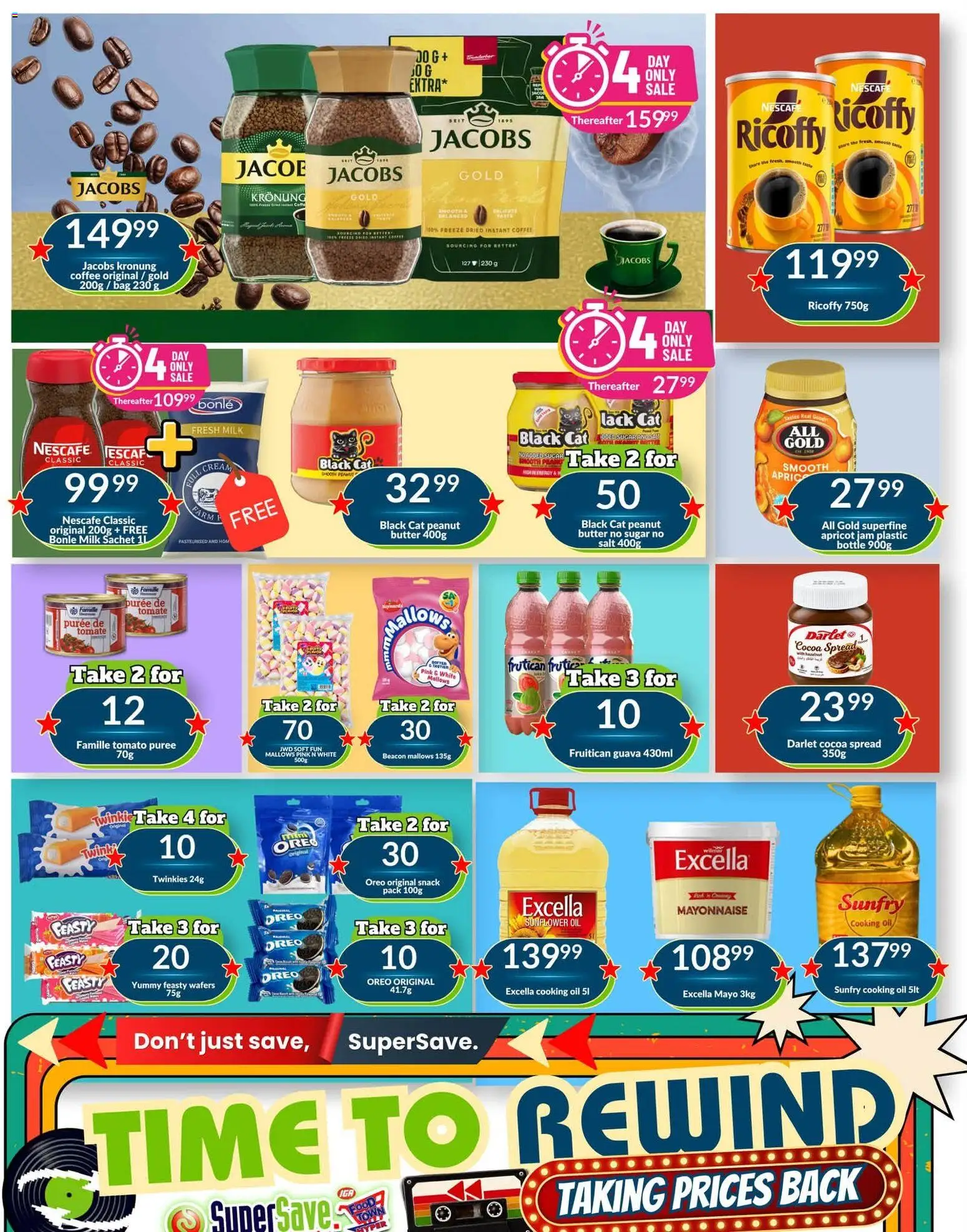 New Super Save catalogue – valid from 24/09/2026 | Page: 8 | Products: Bag, Oreo, Salt, Instant coffee