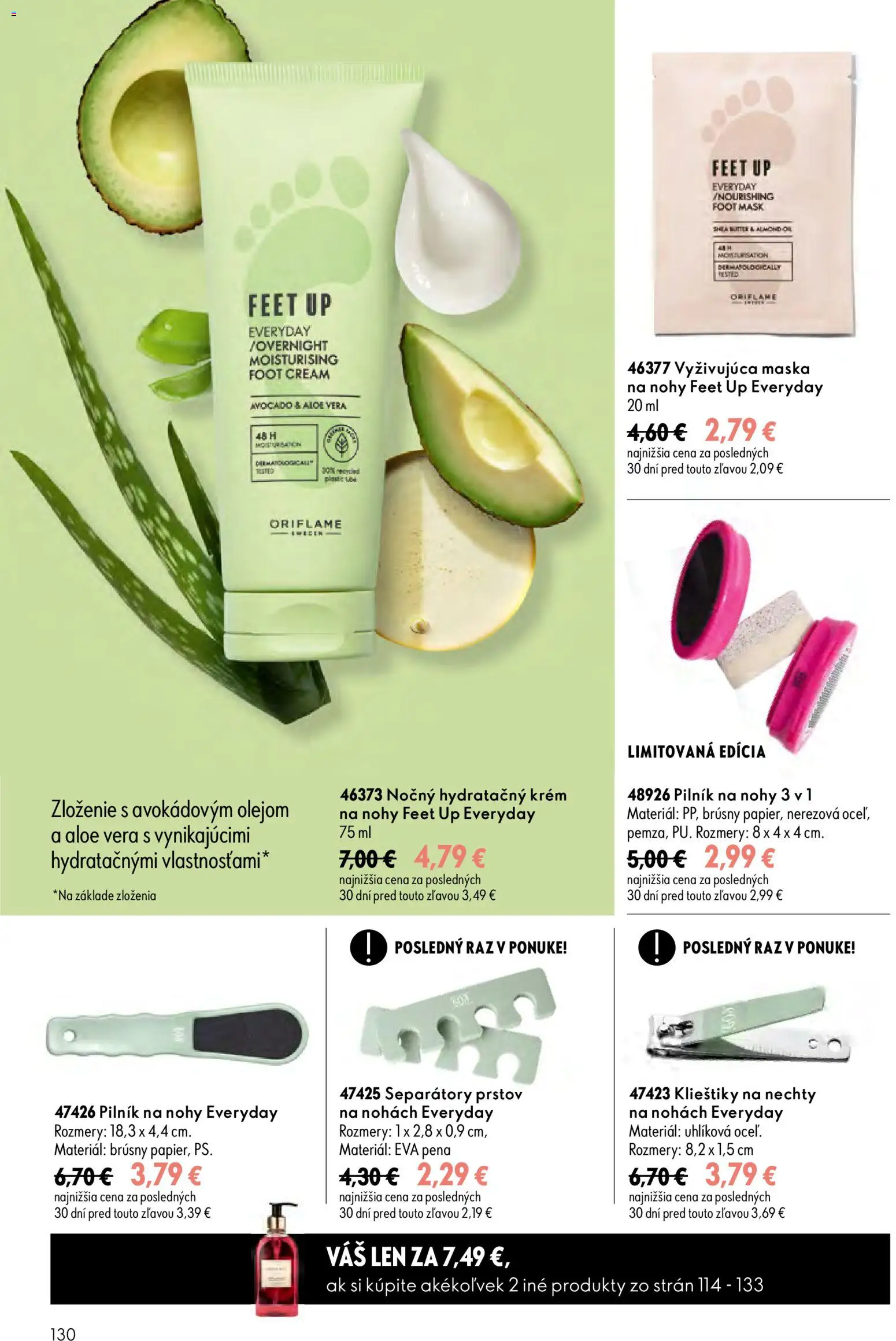 Nové Oriflame akcie – leták je platný od 29.07.2026 | Strana: 130 | Produkty: Maska, Krém