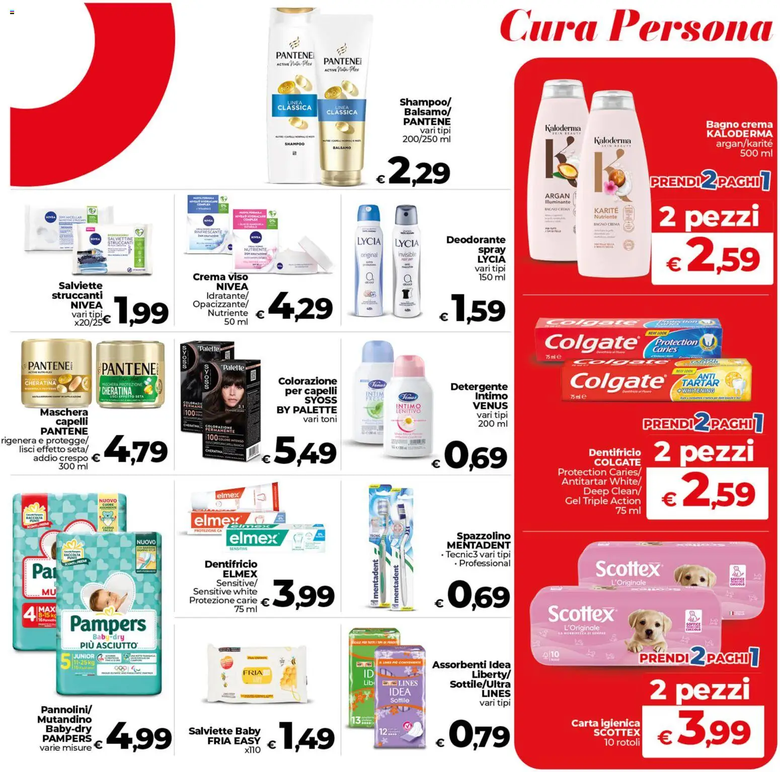Volantino COOP del 09.06.2026 | Pagina: 21 | Prodotti: Shampoo, Balsamo, Carta igienica, Intimo