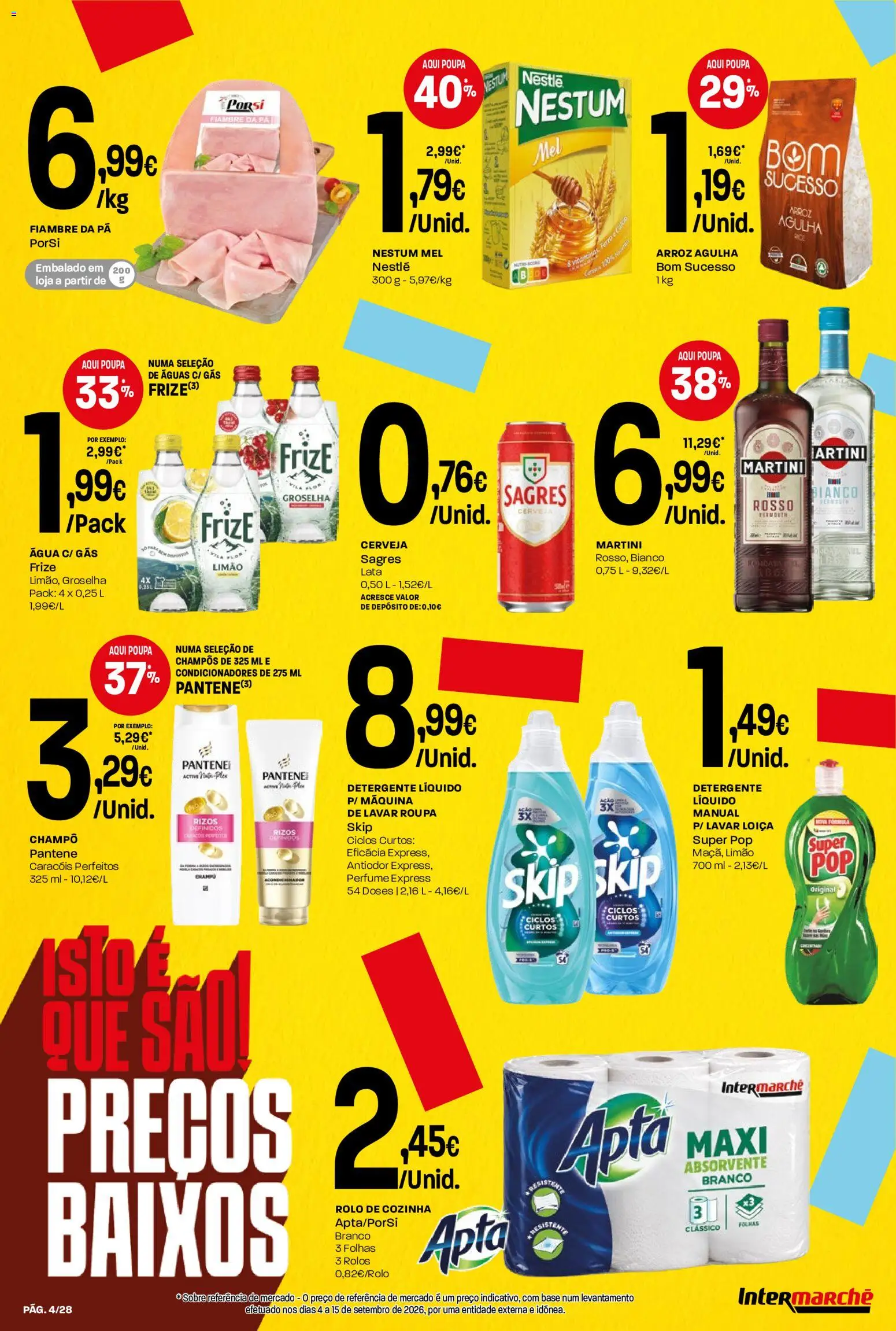 Intermarché folheto Contact │ válido de 15/10/2026 | Página: 4 | Produtos: Fiambre, Base, Cerveja, Mel