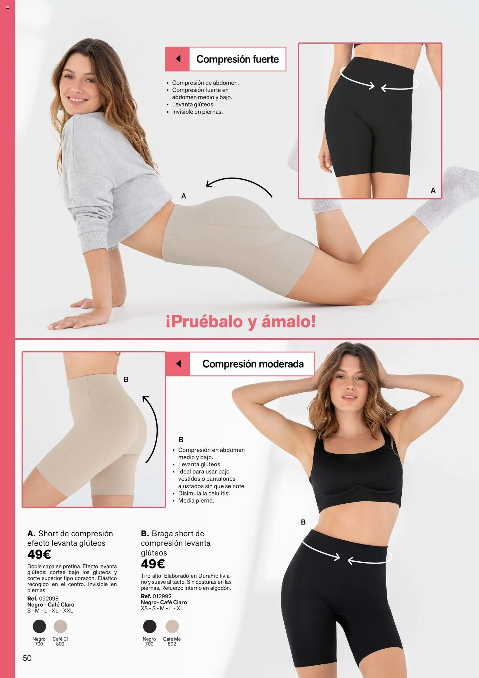 Leonisa folleto │ válido desde el 01/09/2026 | Página: 52 | Productos: Pantalones, Café, Braga