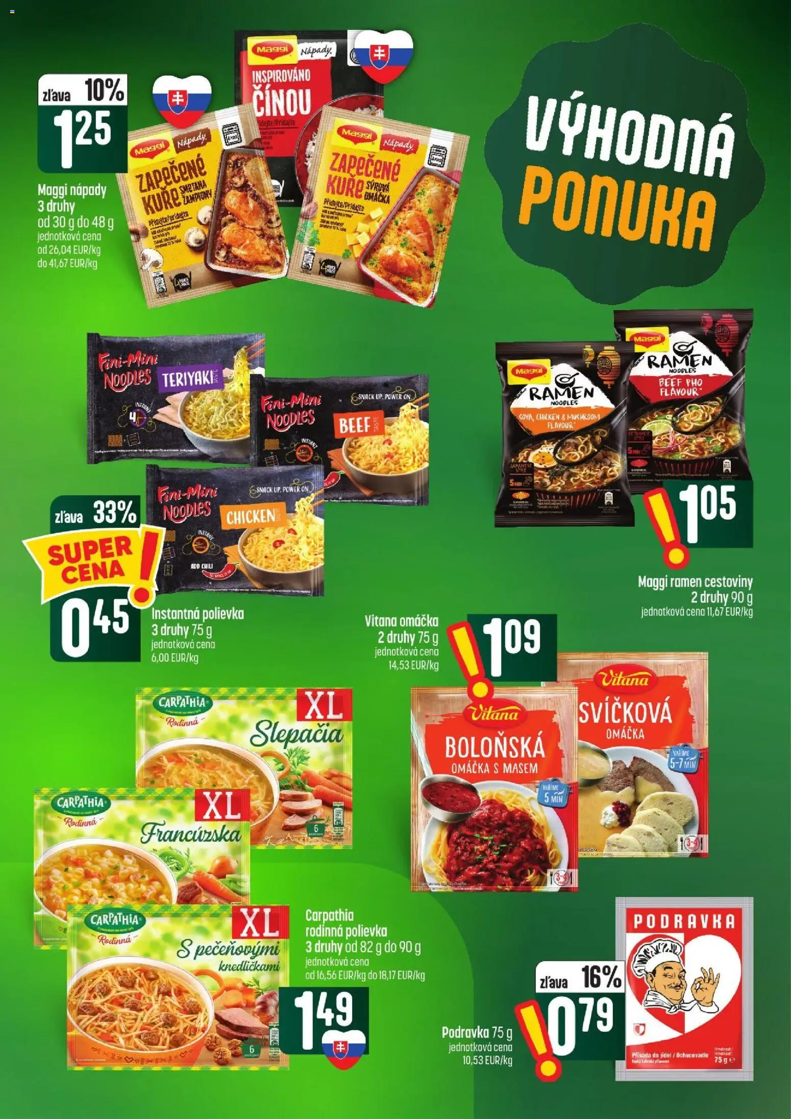 Nové COOP Jednota akcie – leták je platný od 15.10.2026 | Strana: 29 | Produkty: Cestoviny, Omáčka