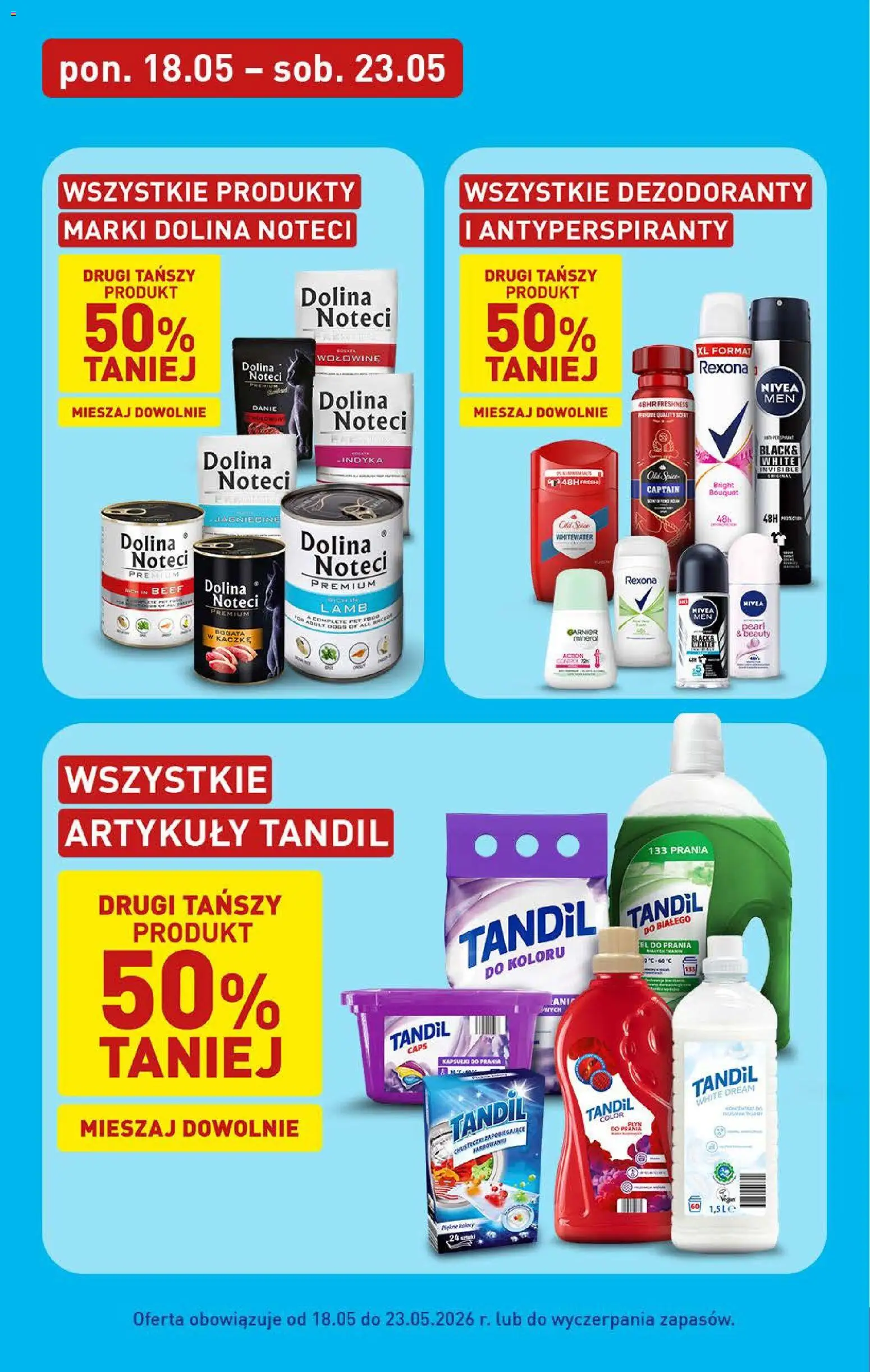 Aldi Polsko leták - Artykuły przemysłowe i tekstylia od 21.05.2026 | Strana: 11 | Produkty: Nivea, Rexona