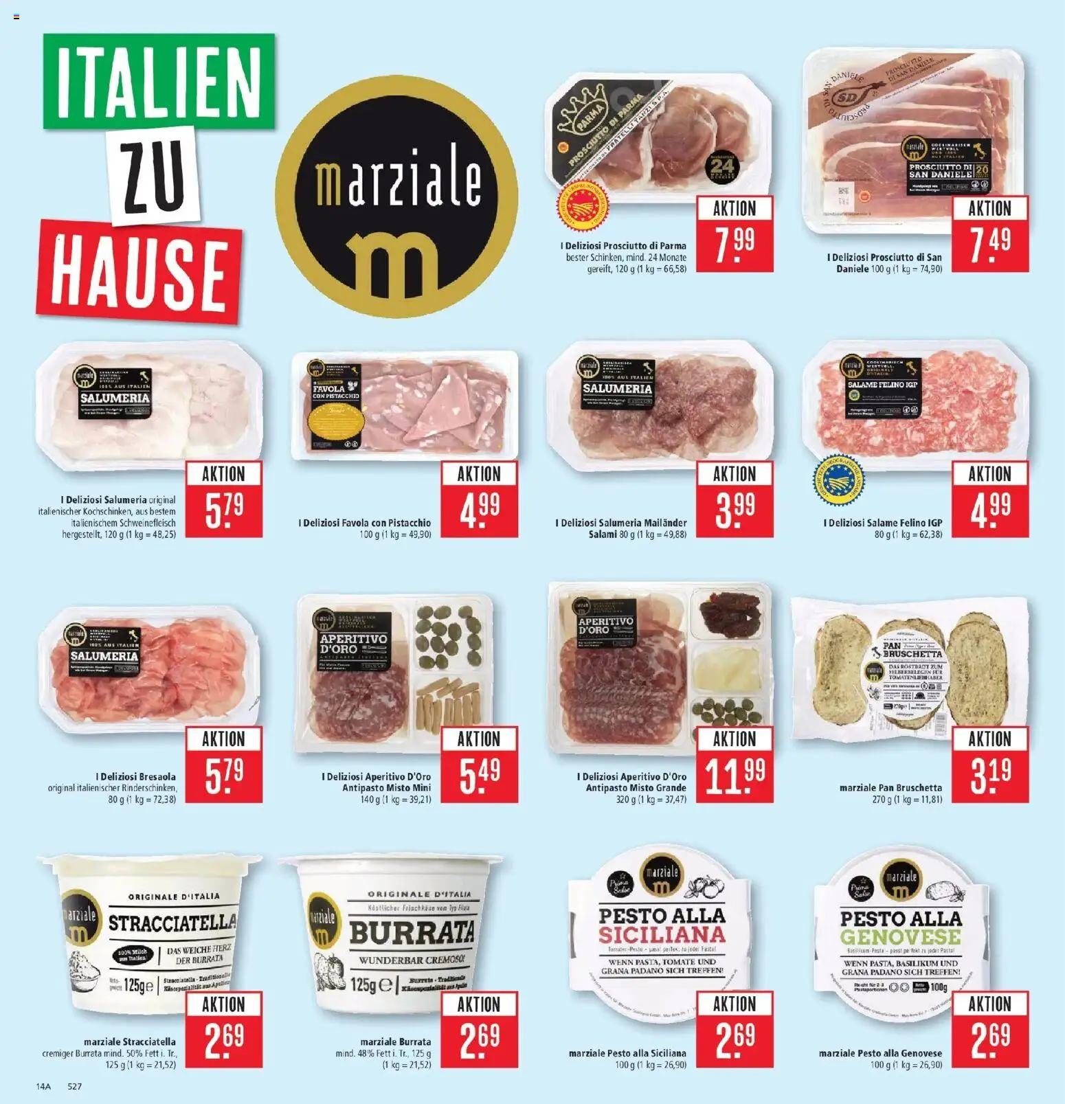Marktkauf Prospekt Aschaffenburg (ab 14.09.2026) » Angebote online | Seite: 16 | Produkte: Grana Padano, Pasta, Salami, Frischkase