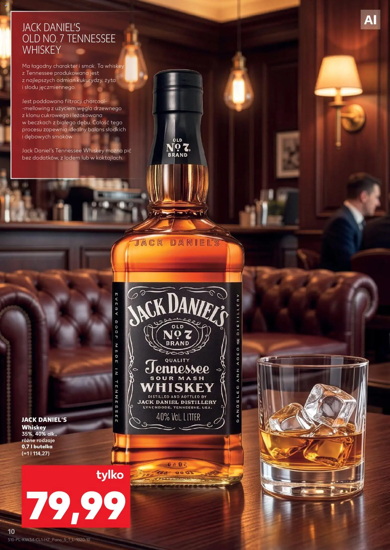 Kaufland Polsko leták - Barek od 20.08.2026 | Strana: 10 | Produkty: Whiskey, Jack Daniel’s
