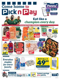 Pick n Pay specials catalogue – valid from 31/08/2026