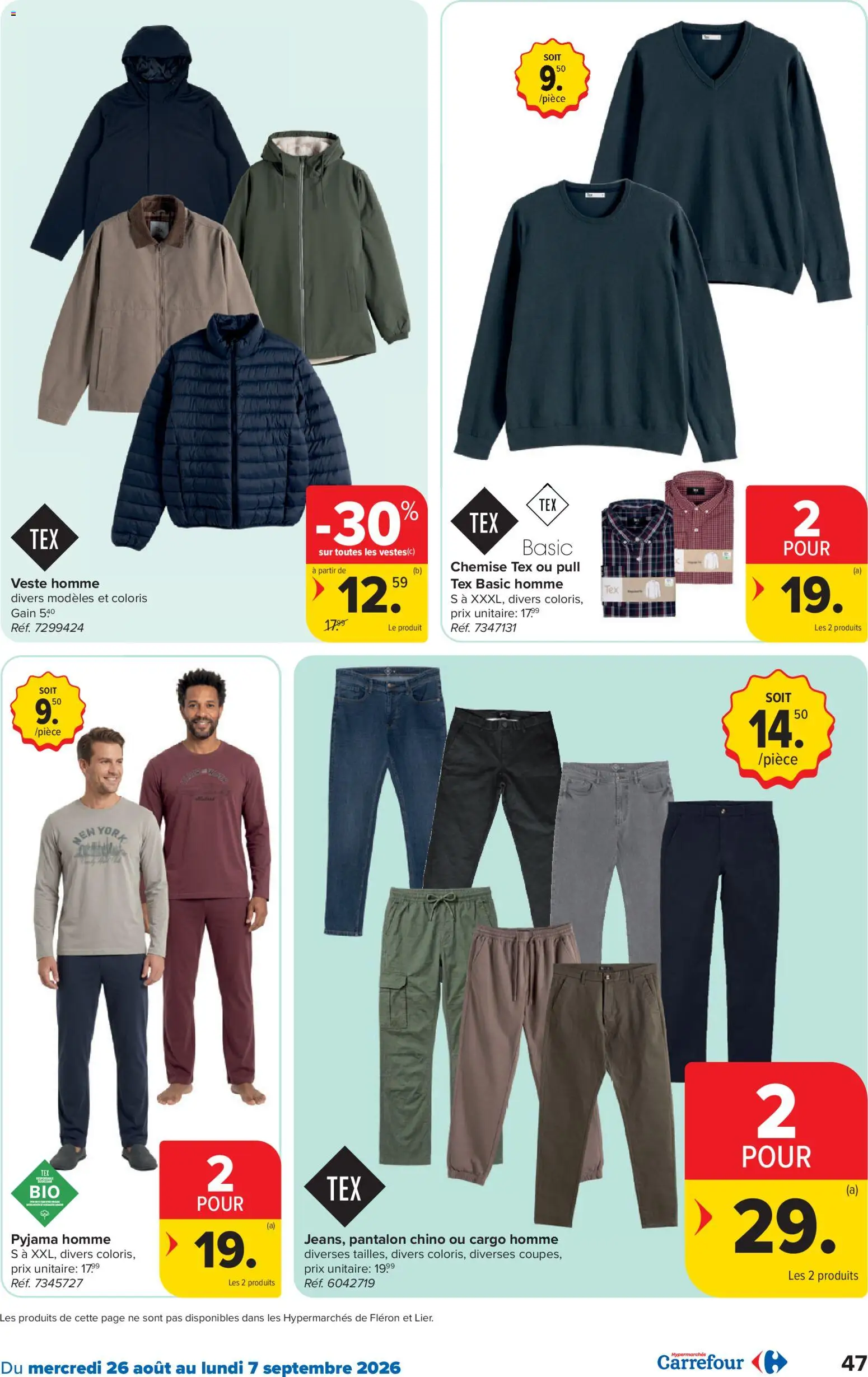 {H1} | Pagina: 47 | Producten: Sweater, Shirt, Pyjama