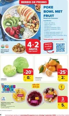 Carrefour market folder week 35 - Voorbeeld van een folder van Carrefour market, geldig van 26/08/2026 | Pagina: 4 | Producten: Rijst, IJsbergsla, Bosbessen, Gesneden fruit
