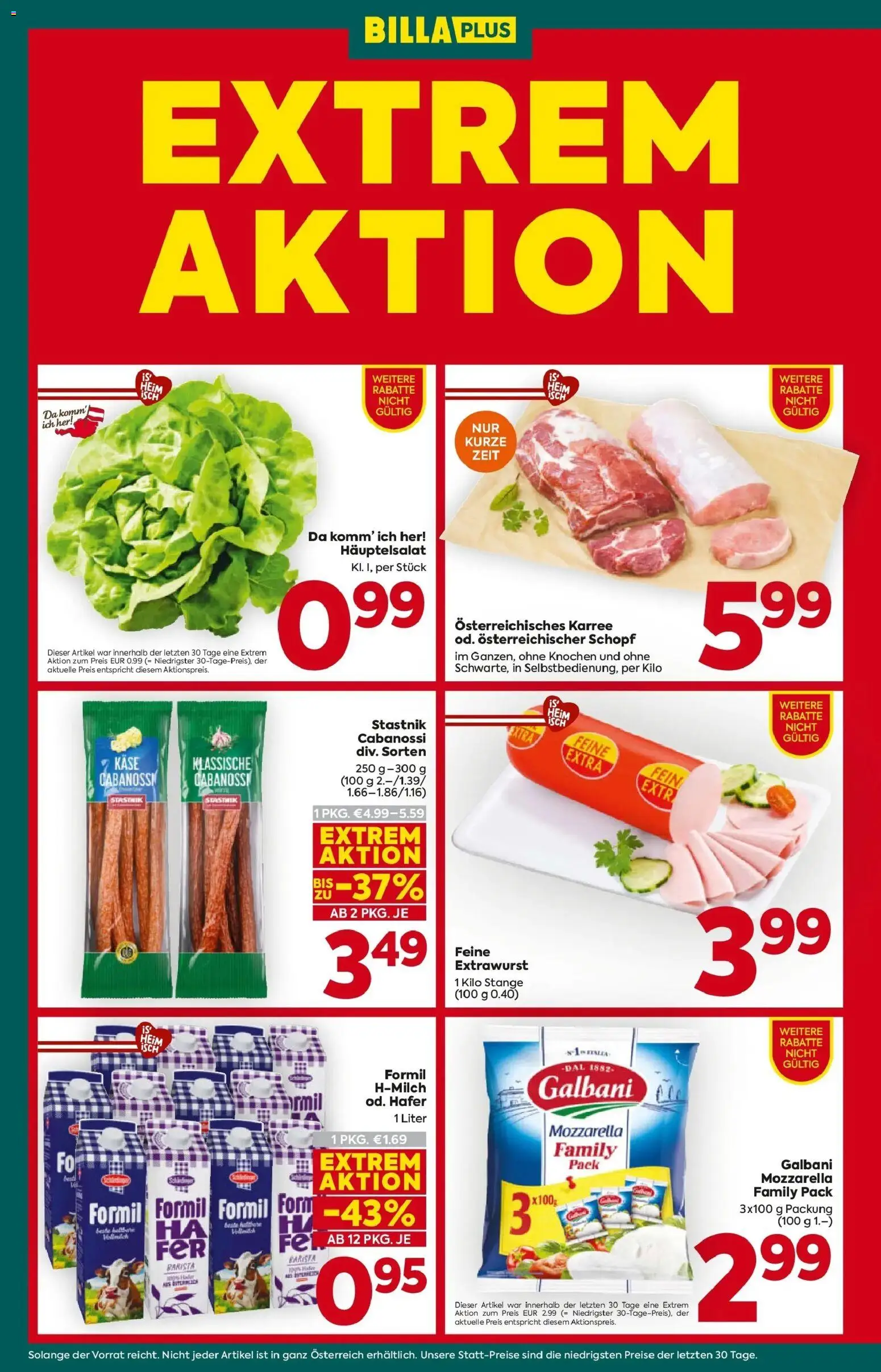 Billa Plus Flugblatt - Salzburg gültig ab 28.05.2026 | Seite: 4 | Produkte: Käse