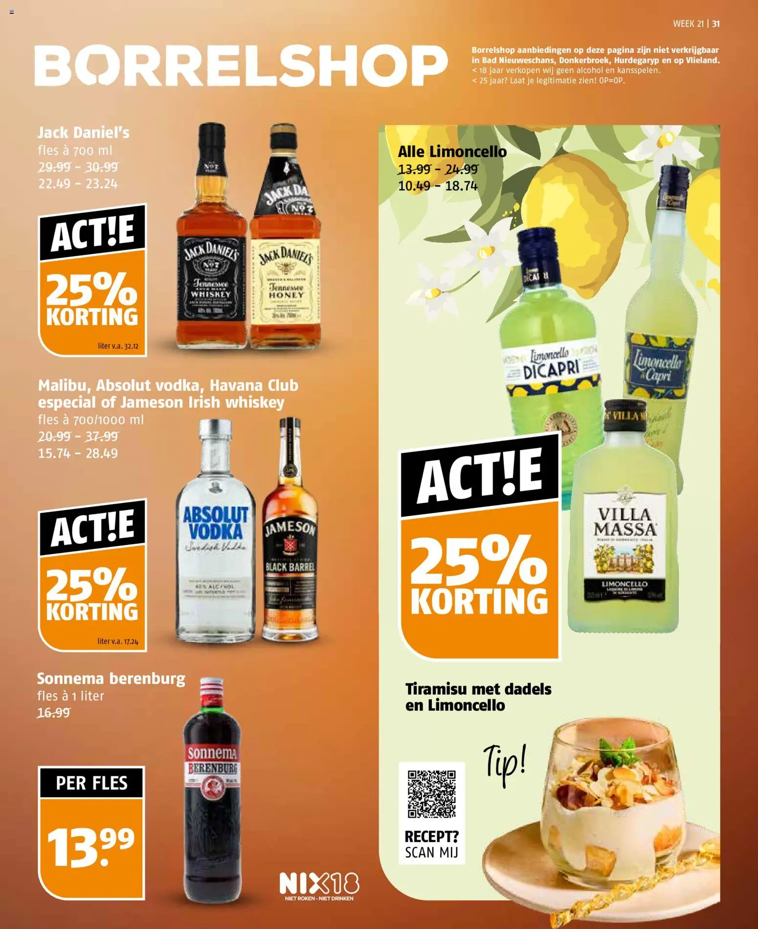 {H1} | Pagina: 31 | Producten: Fles, Chili szósz, Alcohol, Dadels