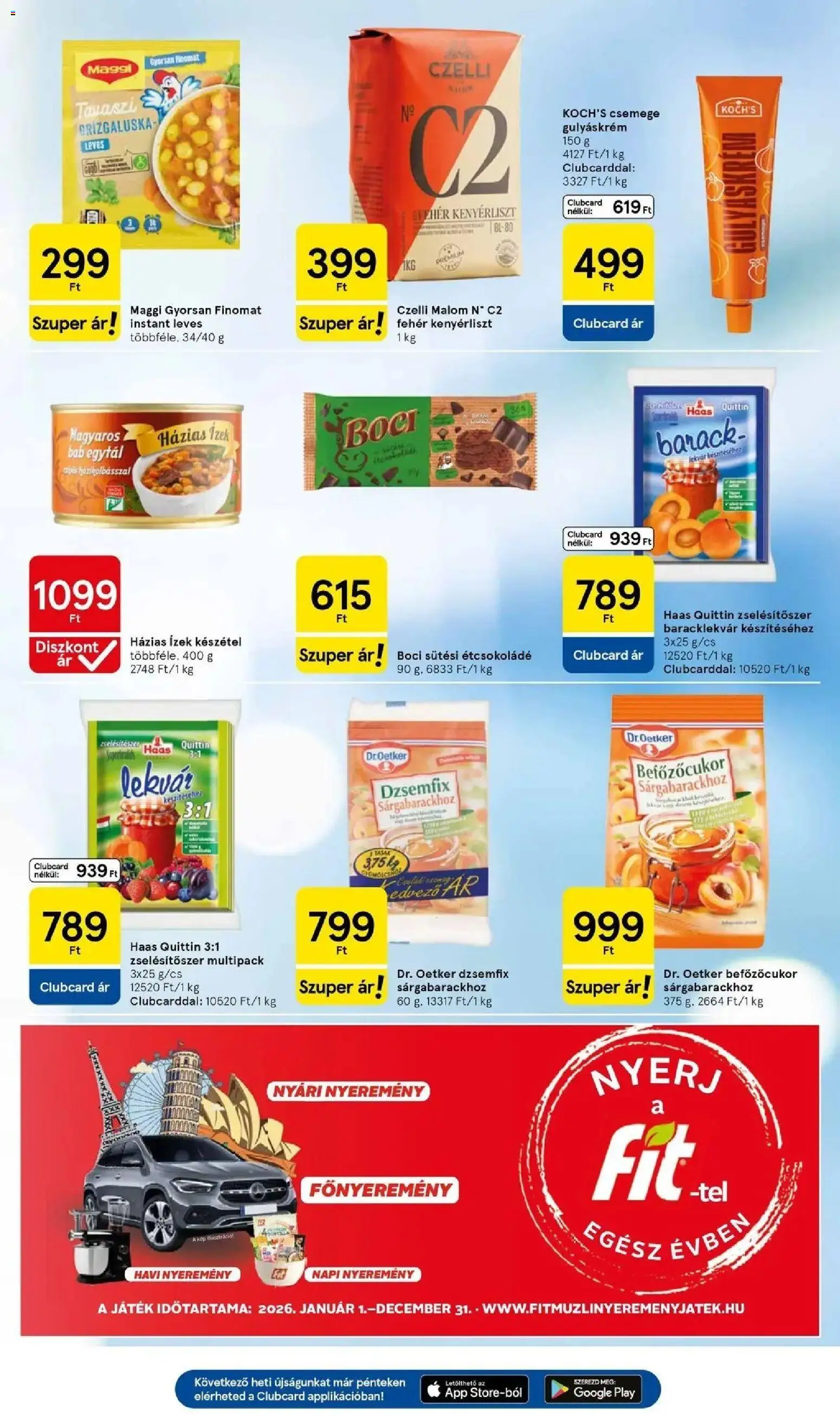 Tesco akciós ujság - amely érvényes a következő dátumtól: 10.06.2026 | Oldal: 21 | Termékek: Játék, Befőzőcukor, Étcsokoládé, Készétel
