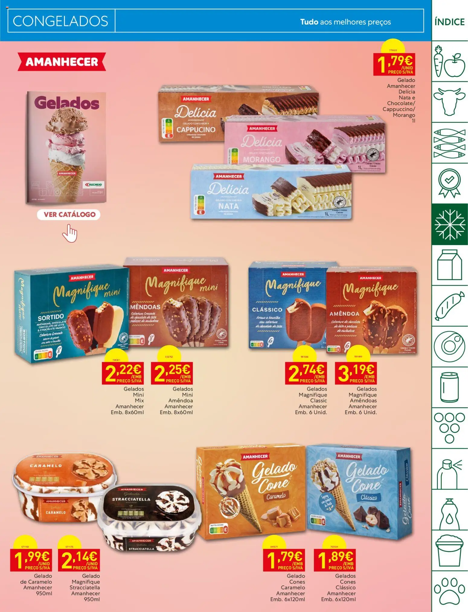 Recheio folheto │ válido de 11/08/2026 | Página: 9 | Produtos: Amêndoas, Gelado, Leite, Nata