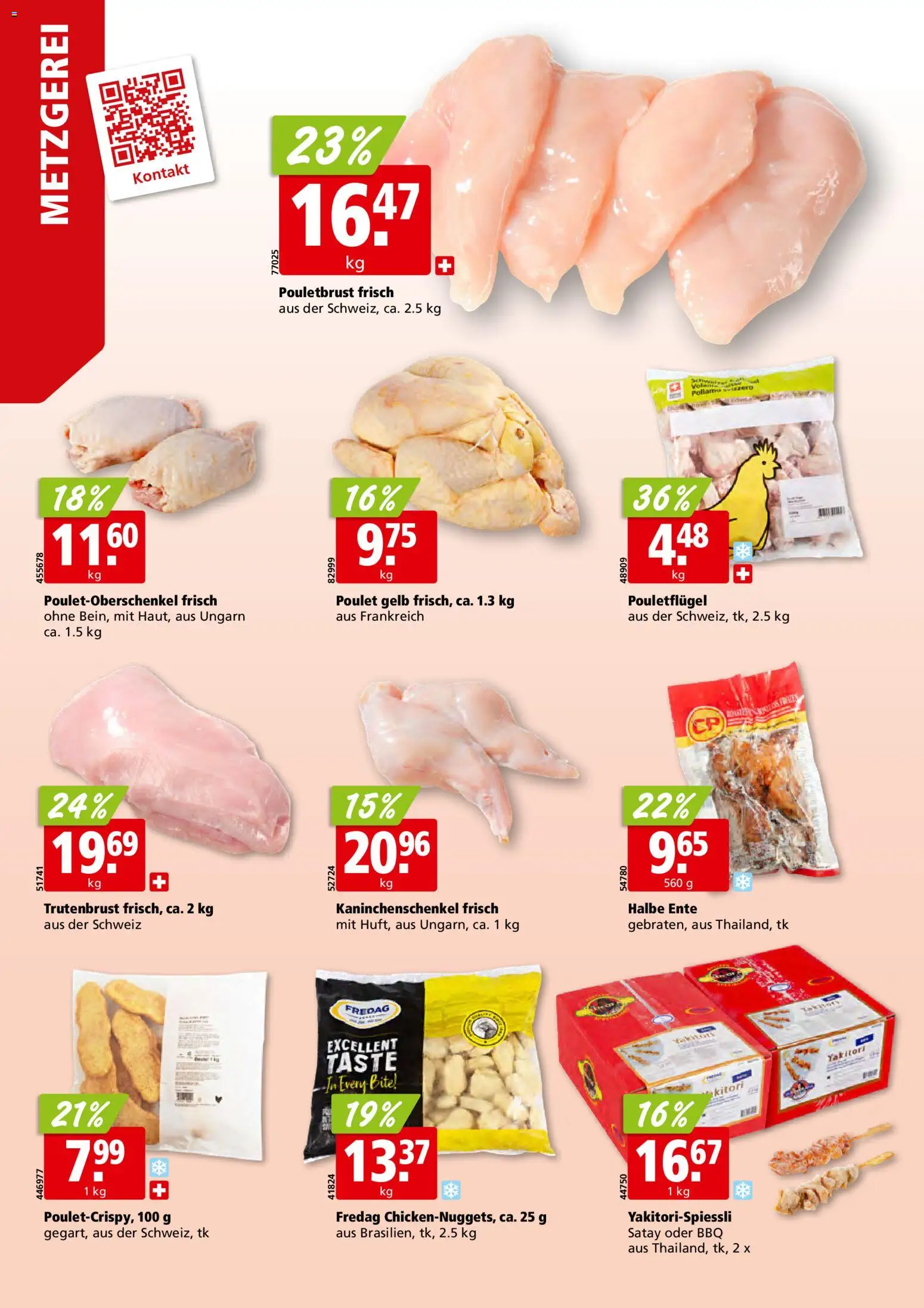 Aligro aktionen Schlieren, Gossau SG, Frauenfeld, Rapperswil-Jona, Sargans, Bern – gültig ab 05.10.2026 | Seite: 6 | Produkte: Pouletbrust