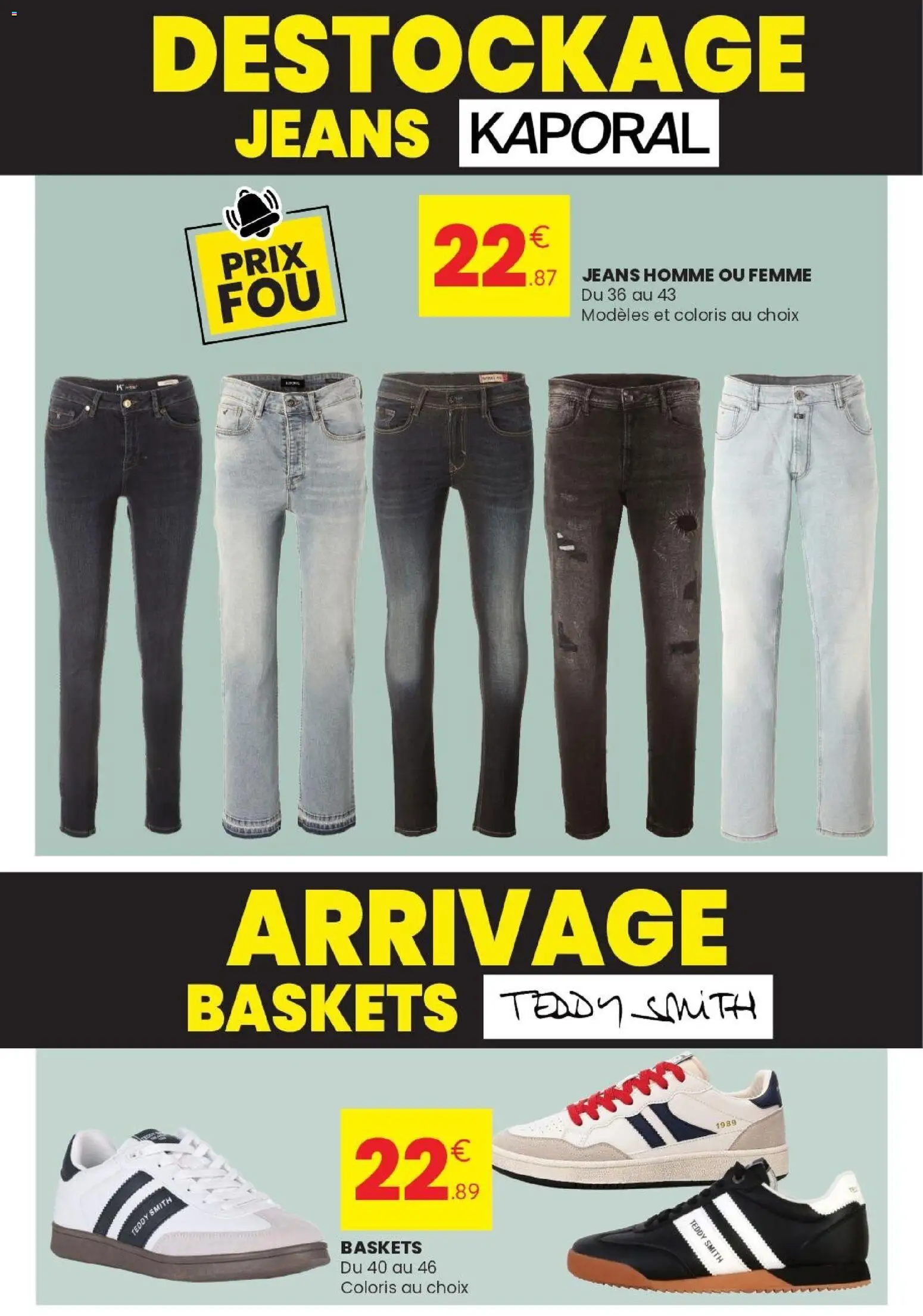{H1} | Page: 10 | Produits: Jeans, Baskets