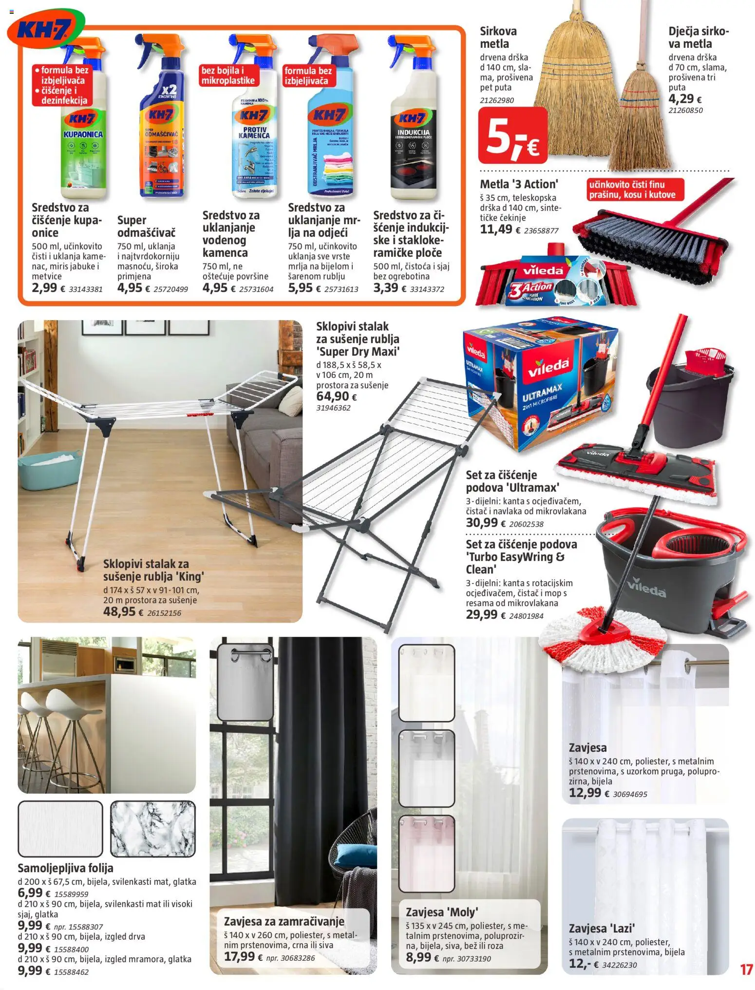 Bauhaus katalog | vrijedi od 29.07.2026 | Stranica: 17 | Proizvodi: Kupaonica, Jabuke, Mop, Odstranjivač mrlja
