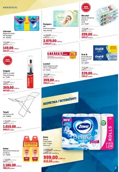 Metro katalog - pregled Metro kataloga - važi od 23.07.2026 | Strana: 9 | Proizvode: Colgate, Higijenski ulošci, Pasta za zube, Četkica za zube