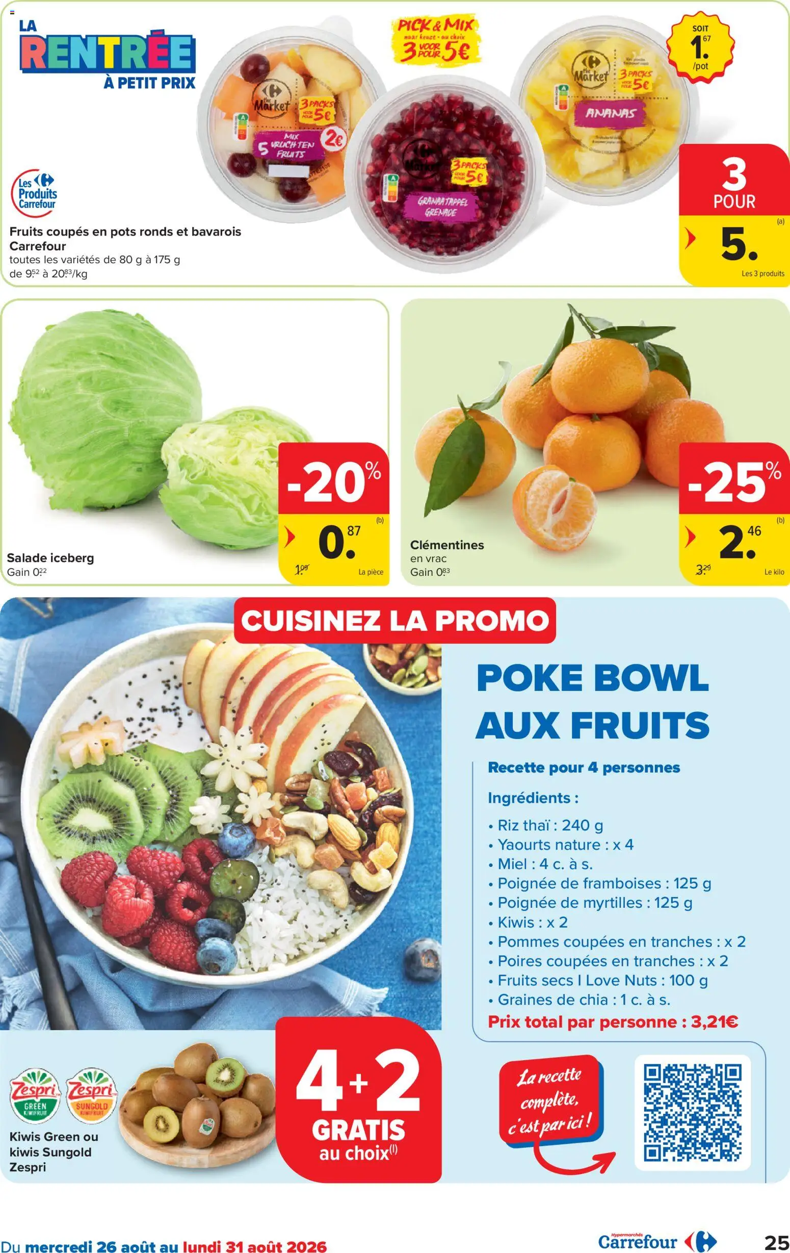 {H1} | Pagina: 25 | Producten: Ananas, Kiwi, Salade, Fruit
