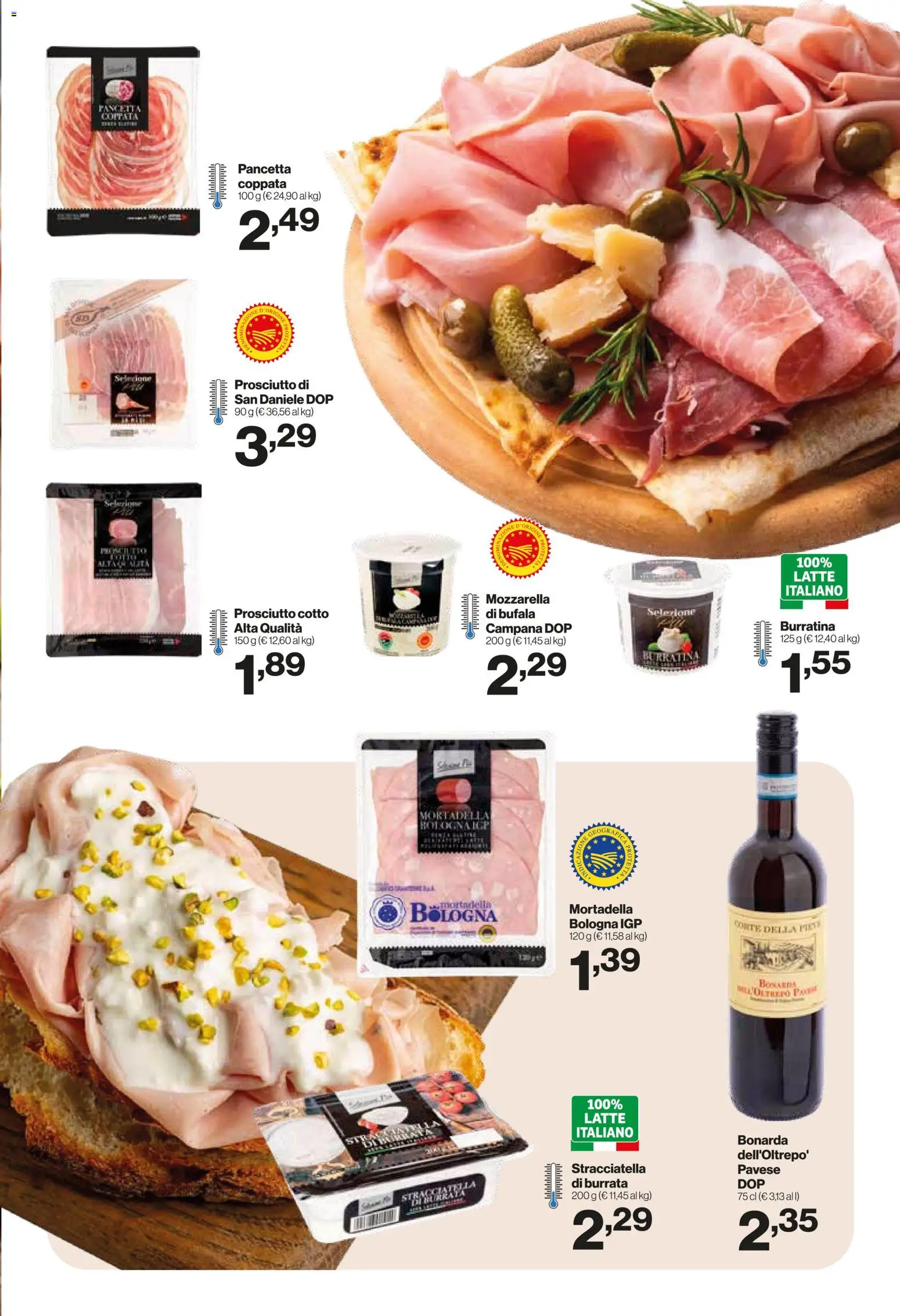 Volantino IN's del 23/09/2026 | Pagina: 3 | Prodotti: Prosciutto Cotto, Pancetta, Mozzarella, Mortadella
