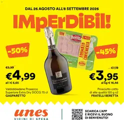 Anteprima del volantino Unes volantino valido a partire dal 26/08/2026