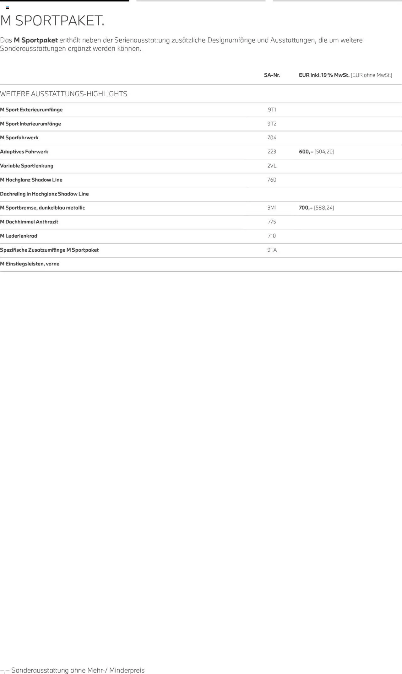 BMW X3  – gültig ab 01.08.2025 | Seite: 10