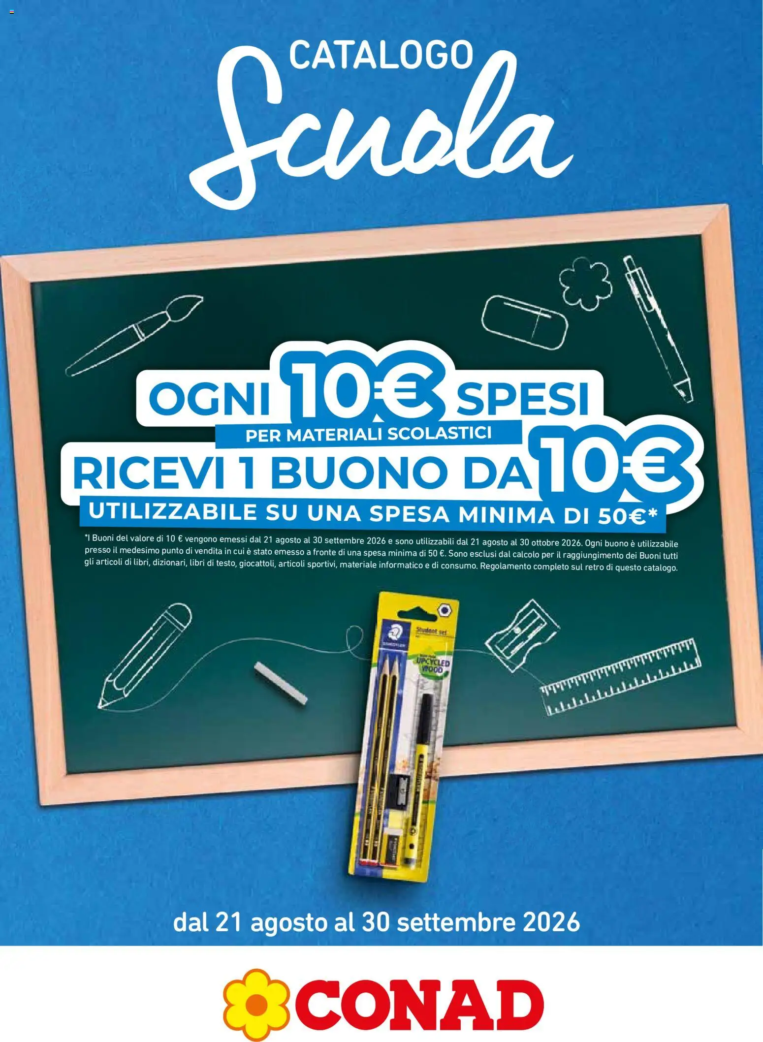 Volantino Conad del 21/08/2026 | Pagina: 1