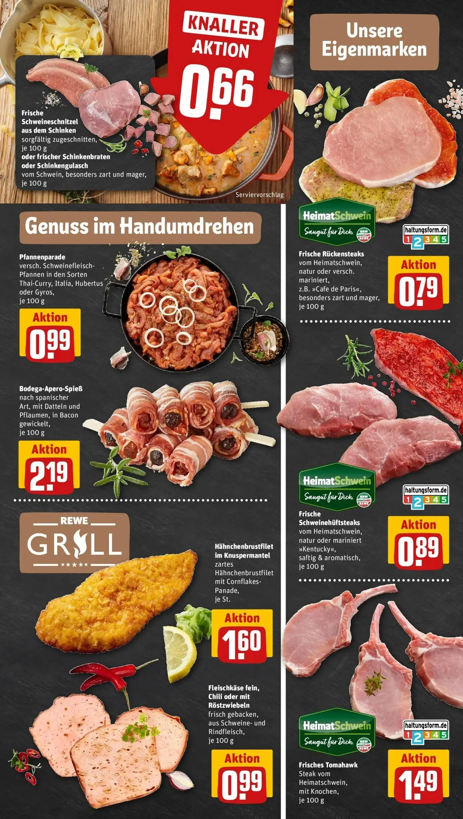 Rewe Prospekt Unna – gültig ab 05.07.2026 | Seite: 7 | Produkte: Chili, Schinken, Schweinefleisch, Steak