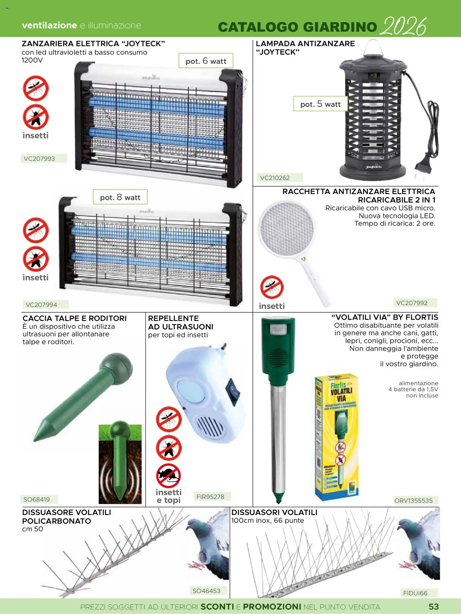 Volantino La Prealpina del 08.06.2026 | Pagina: 7 | Prodotti: Zanzariera elettrica, Antizanzare, USB, Batterie