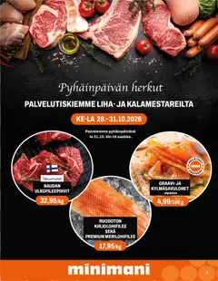 Minimani-mainoslehti voimassa 28/10/2026 alkaen | Sivu: 7 | Tuotteet: Liha
