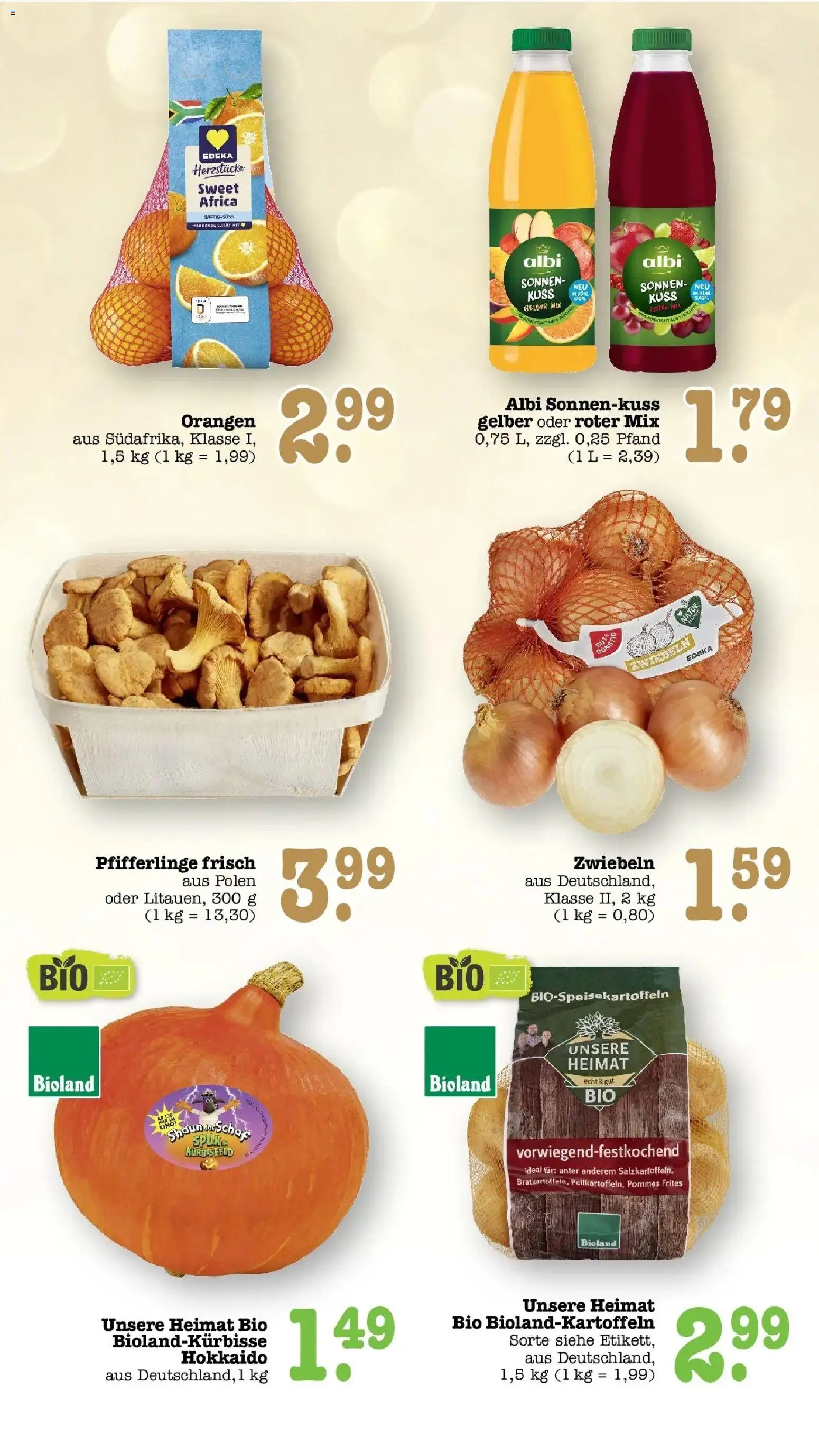 Edeka Prospekt Offenbach (ab 28.09.2026) » Angebote Online | Seite: 23 | Produkte: Pommes, Orangen, Pommes frites, Zwiebeln