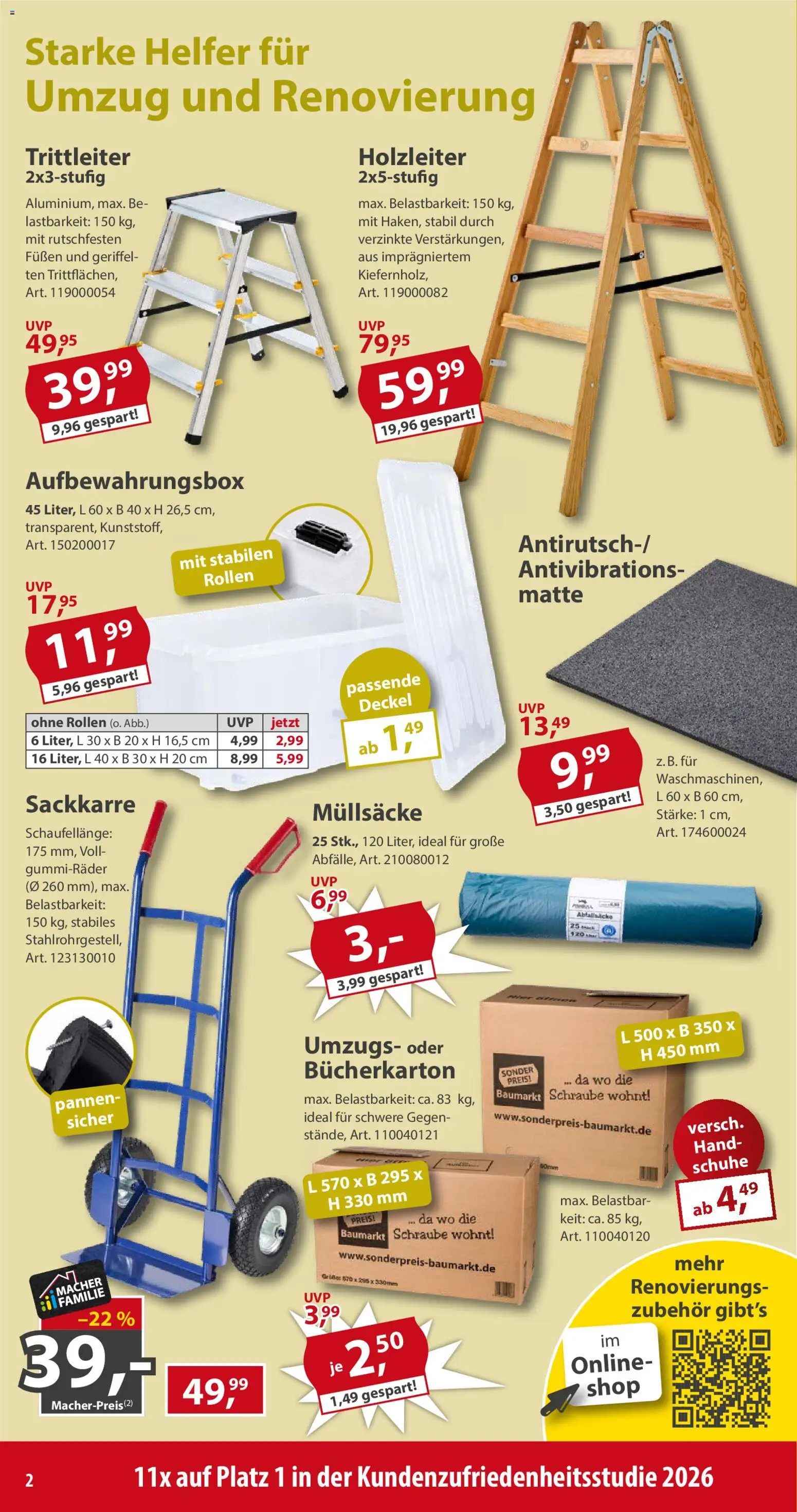 Sonderpreis Baumarkt Prospekt – gültig ab 31.10.2026 | Seite: 2