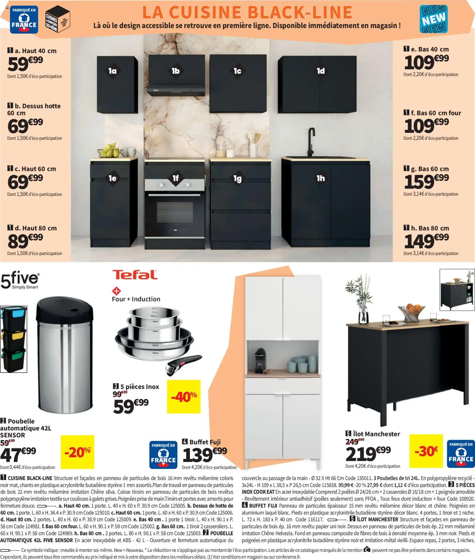 {H1} | Page: 36 | Produits: Meuble, Casseroles, Poignées, Portes