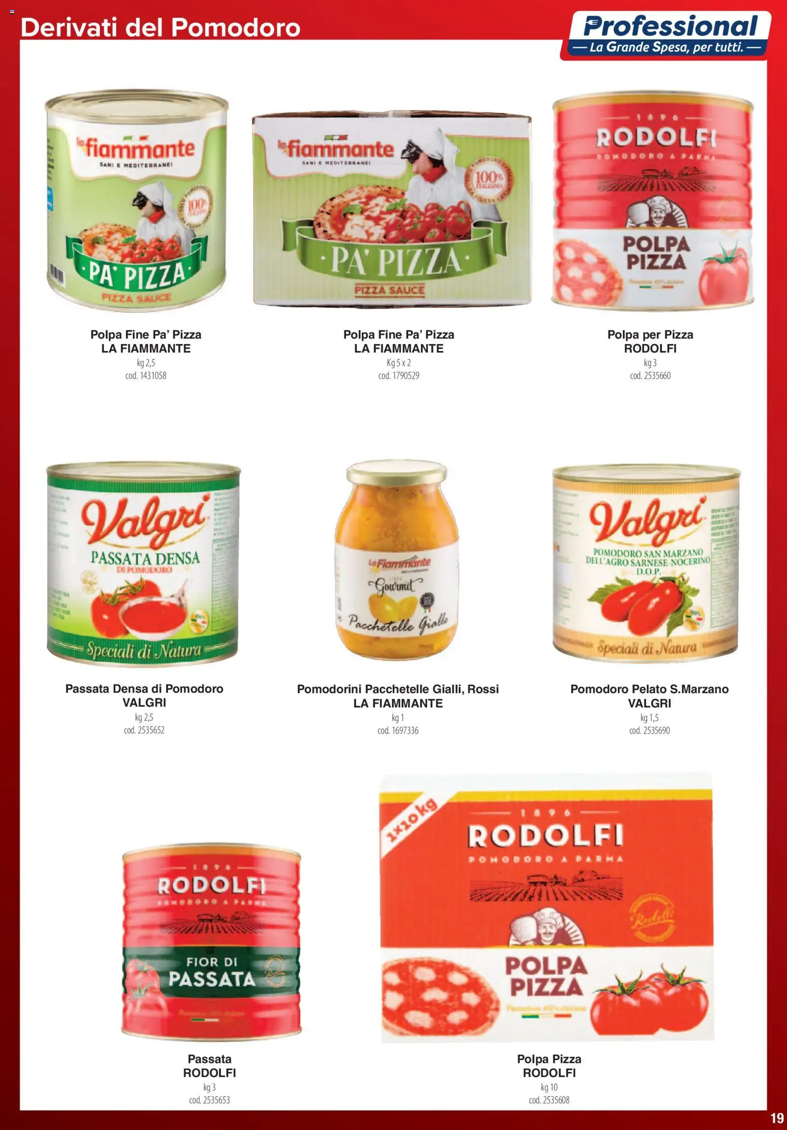 Volantino Carrefour del 01.06.2026 | Pagina: 19 | Prodotti: Pomodorini, Pizza, Pomodoro