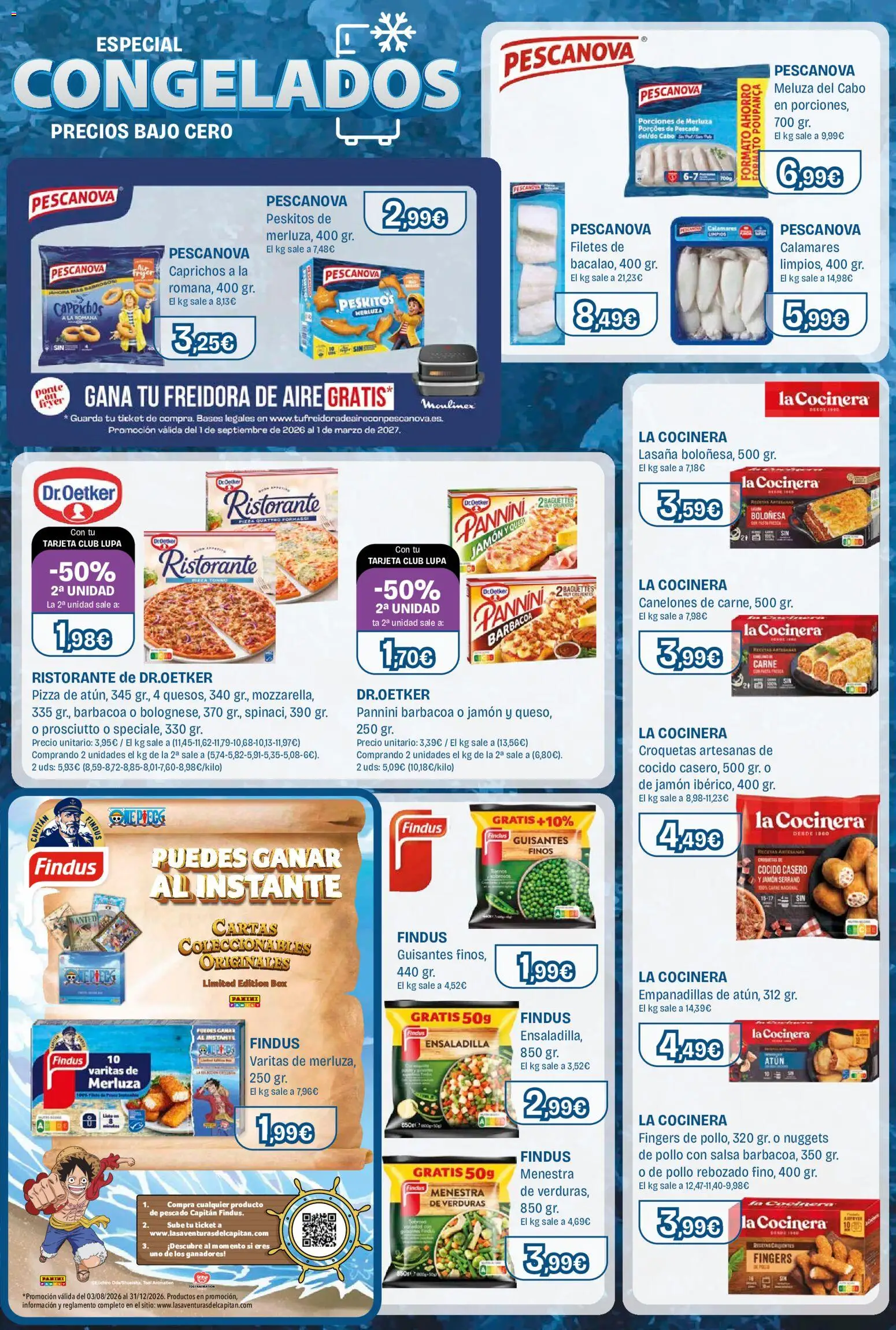 Lupa Supermercados folleto │ válido desde el 03/09/2026 | Página: 8 | Productos: Jamón serrano, Atún, Barbacoa, Lasaña