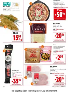 Colruyt folder / publicité - Voorbeeld van een folder van Colruyt, geldig van 17.06.2026 | Pagina: 10 | Producten: Pizza, Worst, Lasagne, Oven