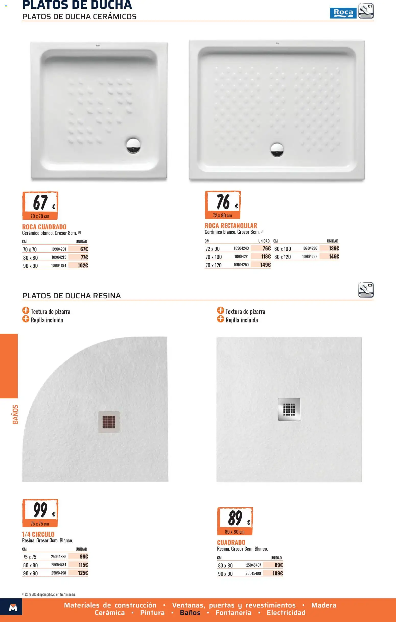 Obramat - Reformas Otono Imprenta Almacenes 16 Palma 2026 │ válido desde el 09/10/2026 | Página: 56 | Productos: Ducha, Puertas