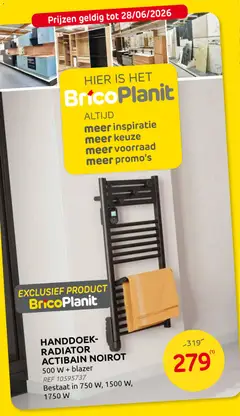 Brico Plan-it folder - Voorbeeld van een folder van Brico Plan-it, geldig van 10.06.2026 | Pagina: 46 | Producten: Handdoek, Radiator