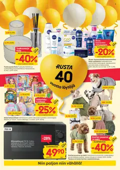 Rusta-mainoslehti voimassa 26/10/2026 alkaen | Sivu: 3 | Tuotteet: Mikroaaltouuni, Vartalovoide