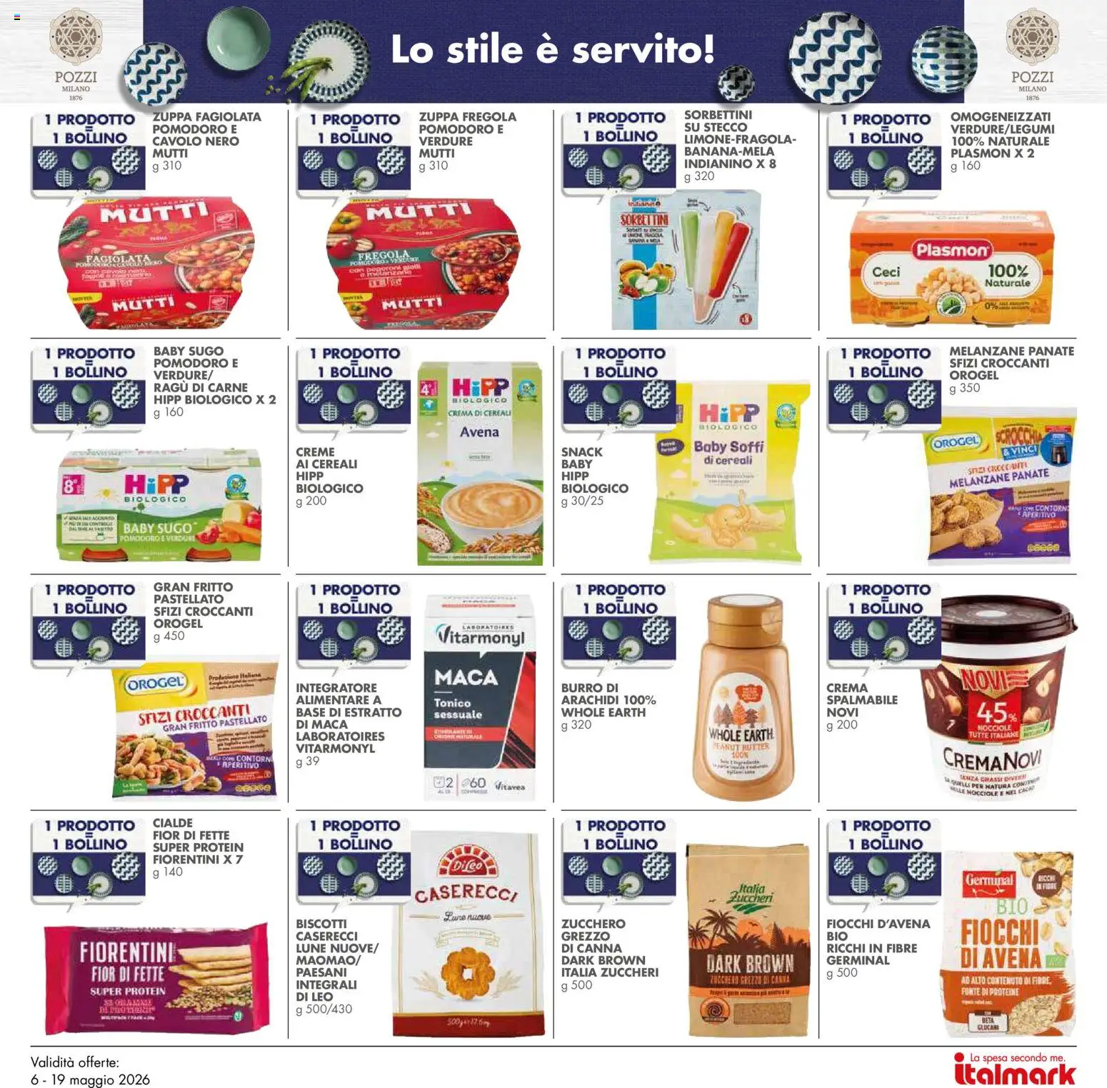 Volantino Italmark del 06.05.2026 | Pagina: 29 | Prodotti: Cereali, Fiocchi, Zucchero, Melanzane