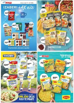 SuperVERO katalog - pregled SuperVERO kataloga - važi od 09.07.2026 | Strana: 15 | Proizvode: Burger, Špageti, Piletina, Nescafé
