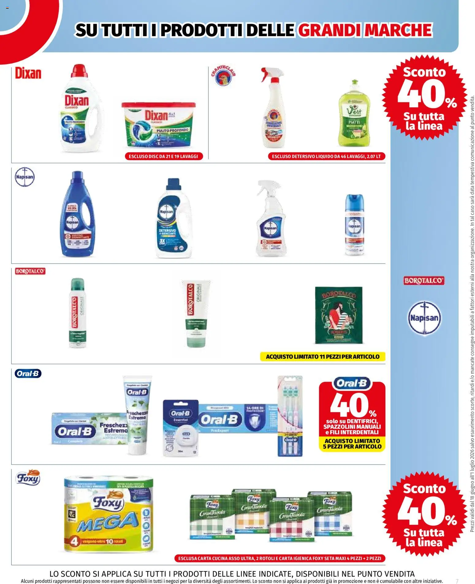Volantino COOP del 18.06.2026 | Pagina: 7 | Prodotti: Carta igienica