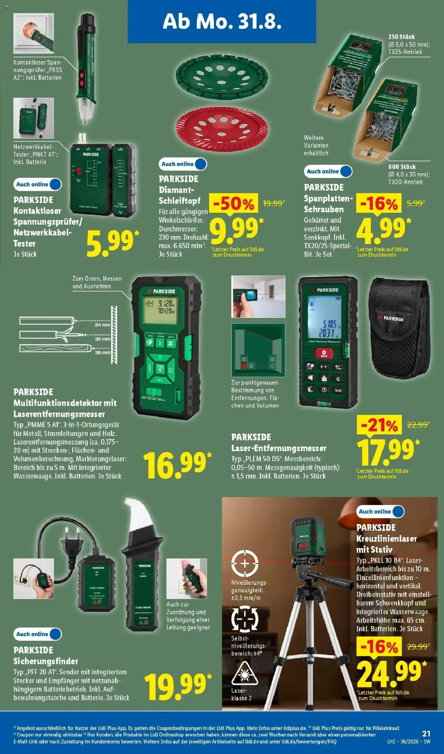 Lidl Prospekt Weikersheim – gültig ab 31.08.2026 | Seite: 37 | Produkte: Batterien, Batterie, Stativ