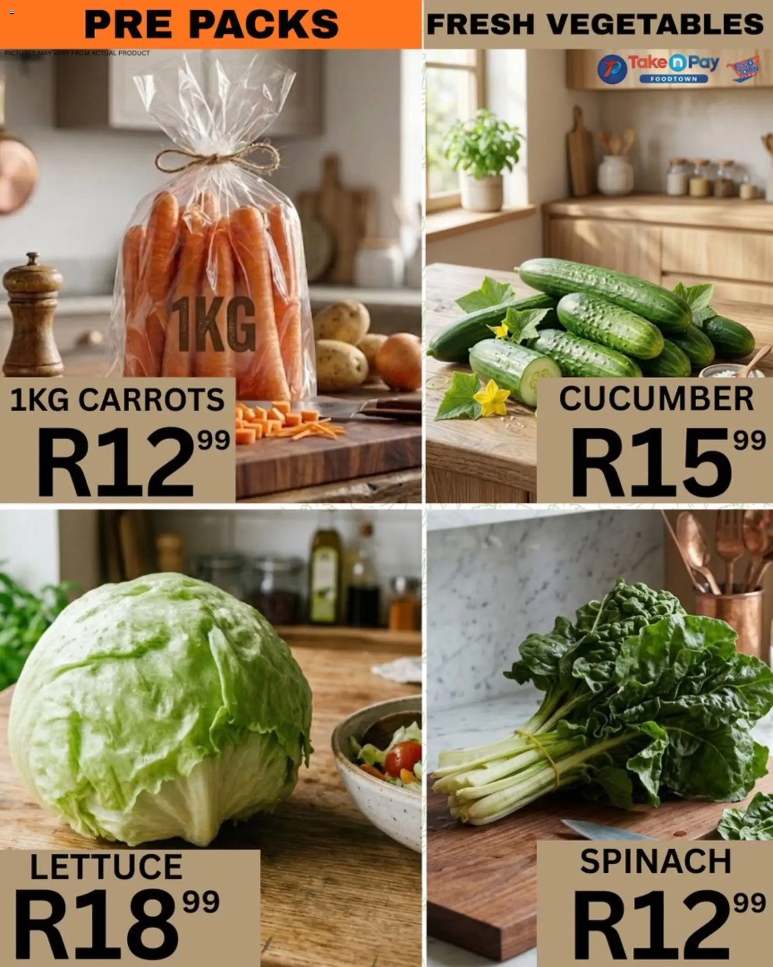New Take n Pay catalogue – valid from 26.05.2026 | Page: 5 | Products: Carrots, Vegetables, Lettuce