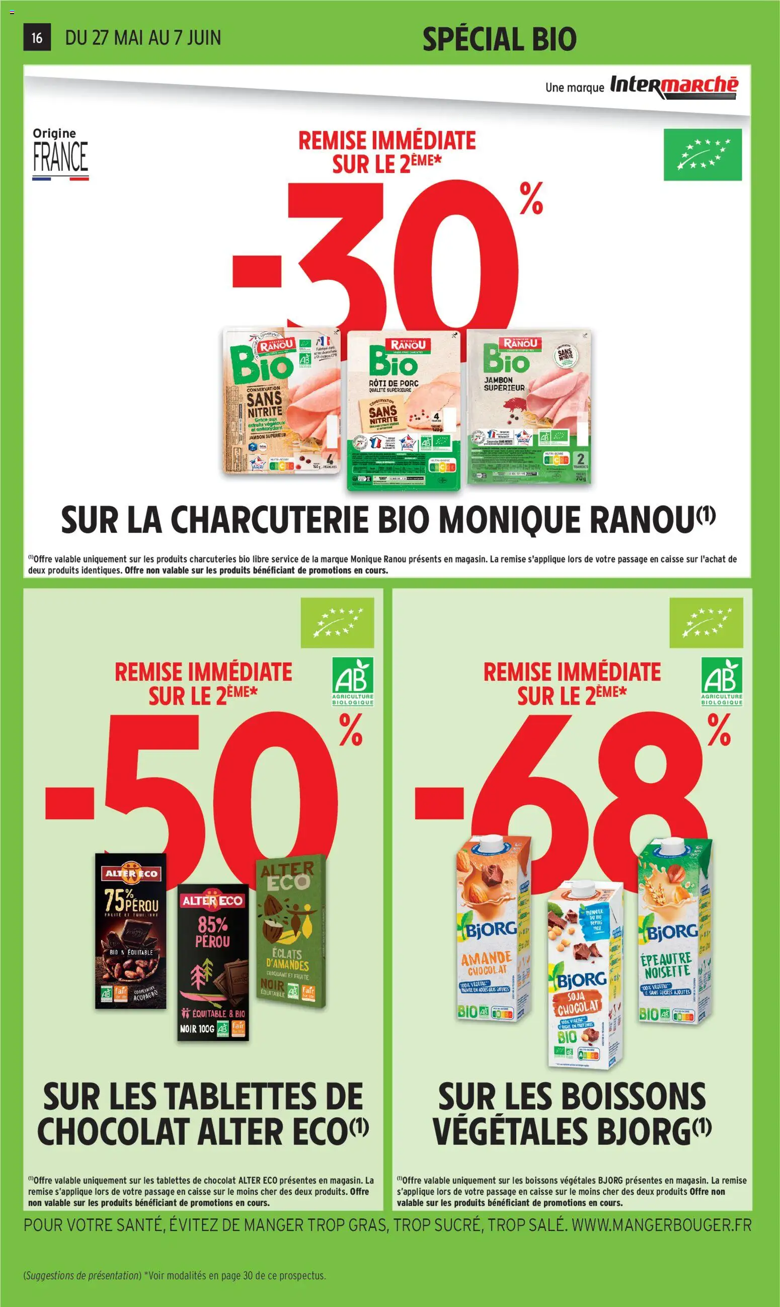 {H1} | Page: 16 | Produits: Amande, Chocolat, Jambon, Porc