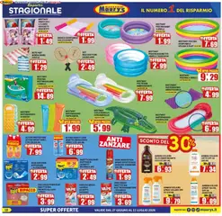 Anteprima del volantino Maury's volantino valido a partire dal 27/06/2026 | Pagina: 18 | Prodotti: Olio abbronzante, Braccioli, Piscina, Borsa