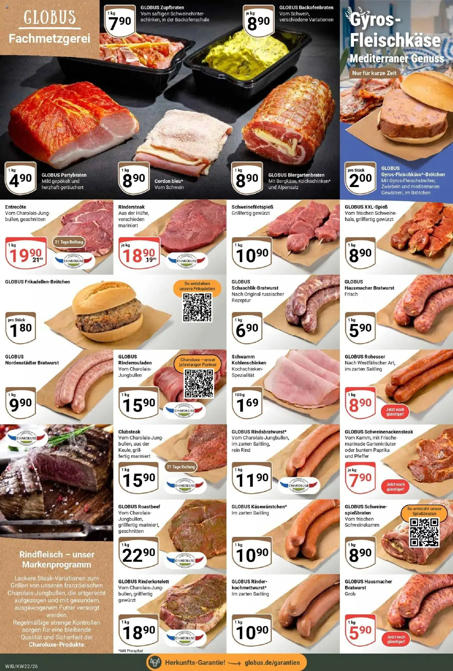 Globus Prospekt Wiesbaden-Nordenstadt – gültig ab 26.05.2026 | Seite: 8 | Produkte: Entrecote, Roastbeef, Zwiebeln, Pfeffer