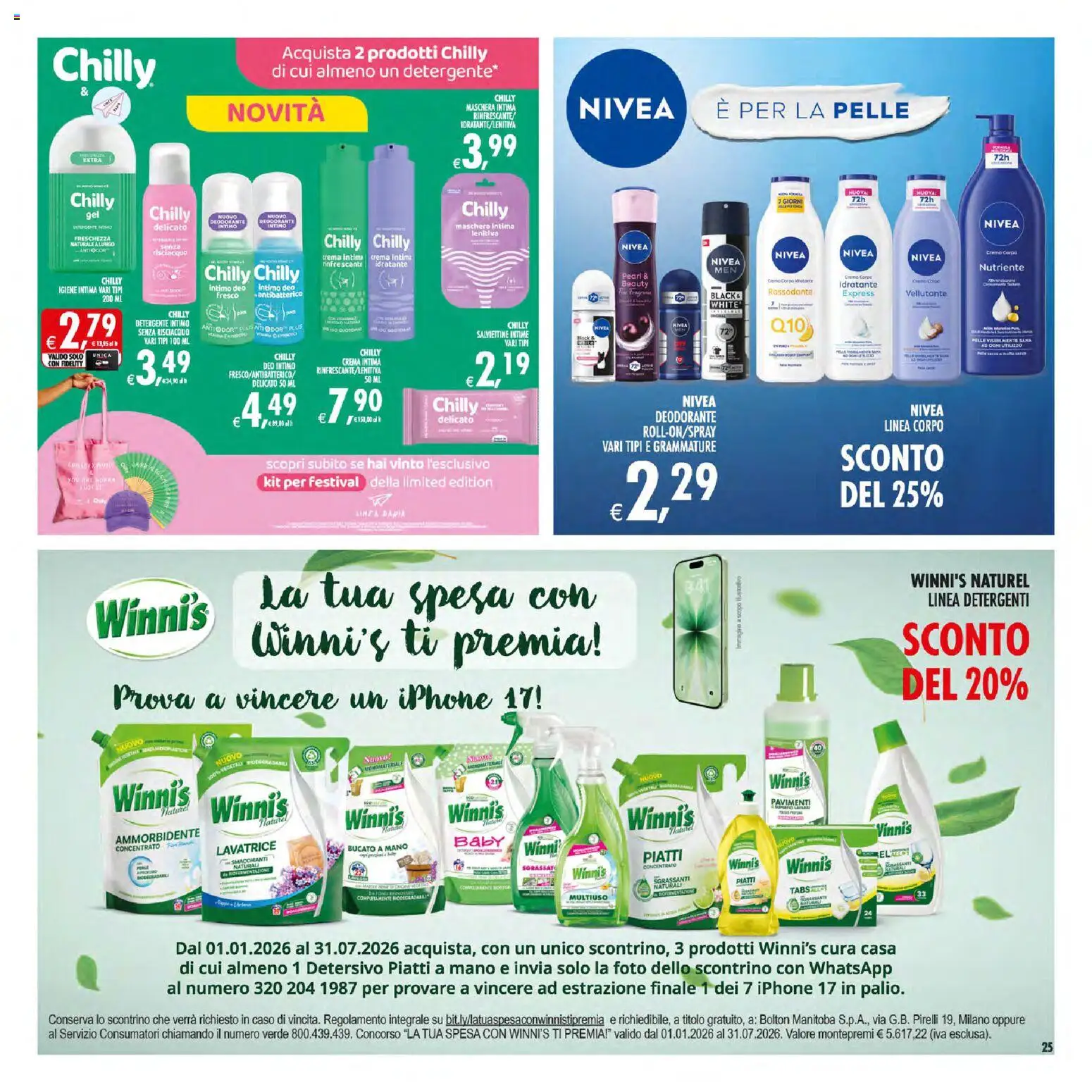 Volantino Decò del 30/06/2026 | Pagina: 35 | Prodotti: Crema, Ammorbidente, Detergente, Intimo