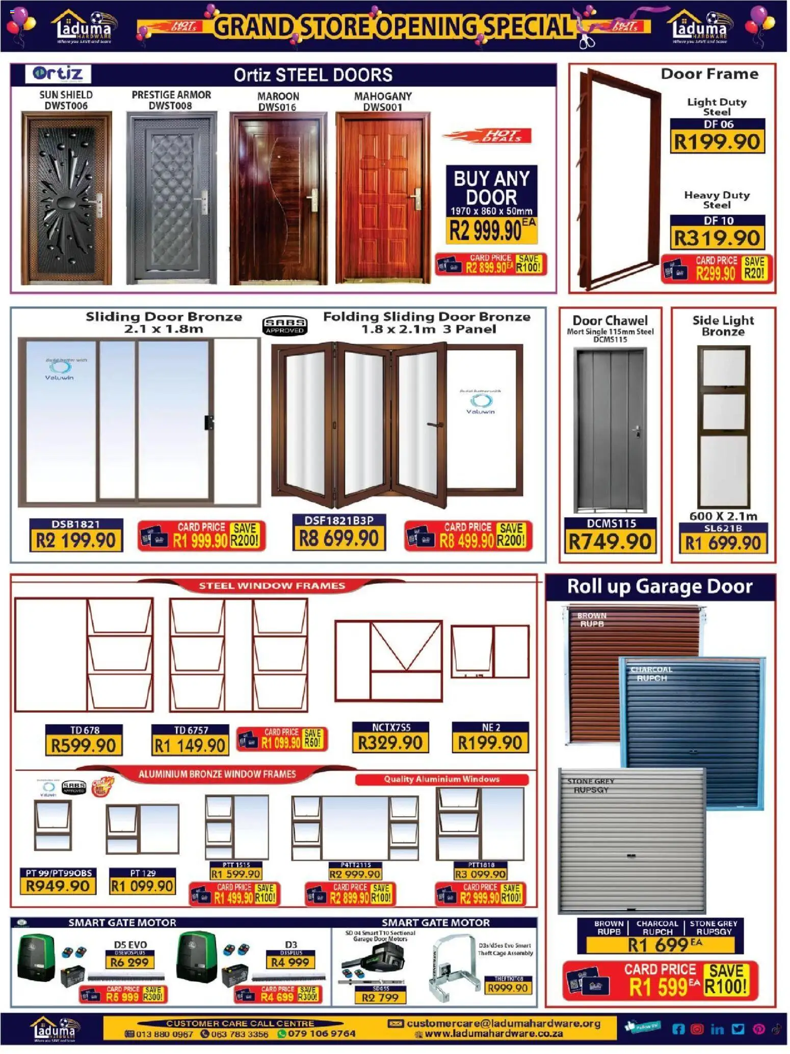 New Laduma Hardware catalogue – valid from 23/09/2026 | Page: 18 | Products: Frame, Door frame, Gate, Light